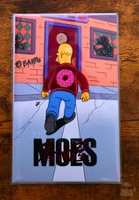 FAME: Matt Groening Gotta Go To Moe's Akira Homage Spot Foil LTD 100 w/ COA picture
