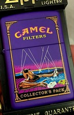 Zippo Camel 1998 JOE IN THE HOT TUB Z394 purple 150 made camel zippo lighter picture