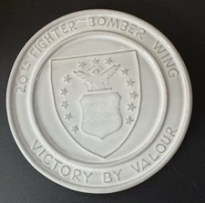 Frankoma Vintage Pottery Plate 20th Fighter Bomber Wing Reunion Excellent picture