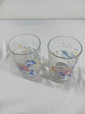 McDonalds Walt Disney Anniversary with Goofy Glass. Set of 2. picture