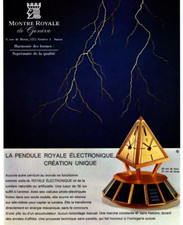 1968 MONTRE ROYALE DE GENEVE PRINT AD, ROYAL PHOTOELECTRIC CLOCK PRINT AD picture