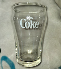 VINTAGE  NOS NIB Set Of 12 Promo Coca-Cola Enjoy Coke Bell 6 Oz Glasses W/ Box picture