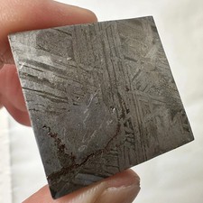 Excellent Aletai Iron Meteorite Slab Cut Slices Etched Cut Section 39g #AD66 picture