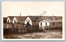 K65/ North Portal Saskatchewan Canada RPPC Postcard c20s Quarantine Barn 494 picture