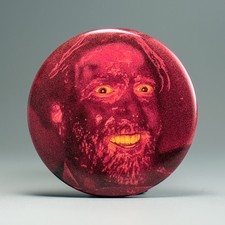 Mandy Bloody Face 1.5in Pin | Nicolas Cage 2010s Cult Horror picture