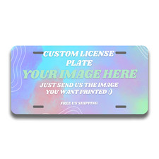 Custom Front License Plate Weatherproof Anime License Plate 6