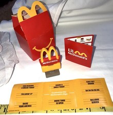 2025 McDonalds Lil McDonalds McDonald's Sign Miniature Happy Meal Toy #14 New picture