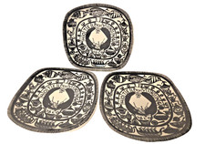 1950s Stavangerflint Hotel Viking Chef Plates, Designer Kari Nyquist , Set of 3 picture