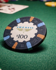 Empress Casino Joilet, IL  $100 Casino chip- Obsolete-Free Shipping picture