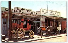 Vintage postcard Tombstone AZ General Store & Stagecoach picture