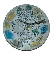 RENE PORTOCARRERO. Vintage Cookie Tin with Artwork.  – Cuban Art – Collectible picture