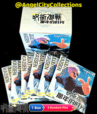 Anime Button Pin Backpack Badge Jujutsu Kaisen Blind Box 6 Pack Doujin 55mm Gift picture