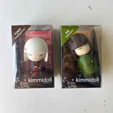 Kimmidoll Collection Tomo & Sai Resin Figurines Lot of 2 Boxed w/ Cards picture