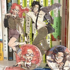 The Guy She Was Interested In Wasn't A Guy At All 10cm Acrylic Figure Model 4Pcs picture