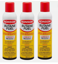 Ronson Lighter Butane Fuel 290 ml ( 165g ) 90 can Refill picture