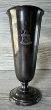 The Stevens Hotel Chicago Goblet / Vase Wallace 0376-14 Silver Soldered 5.5