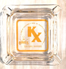 Rare Vintage Advertising Ashtray KING'S X  Restaurants Wichita Kansas picture