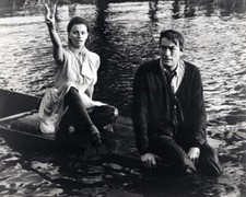 Arabesque 1966 Sophia Loren & Gregory Peck fall in Oxford river 8x10 inch photo picture