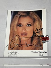 Courtney Taylor Penthouse Model SIGNED Photo 8x10” 2006 Film Actress Adult AVN picture