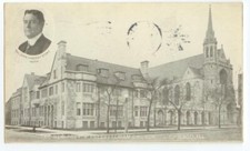 1914 Chicago new Fourth Presbyterian Church - Rev. John Timothy Stone inset view picture
