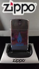 ZIPPO 1965 Ohio Gas Company Slim Lighter. High Polished Chrome. Mint Condition picture