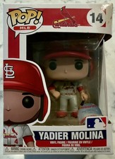 Funko Pop MLB Yadier Molina #14 - St. Louis Cardinals 2018 gray jersey picture