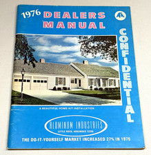 Vintage 1976 Aluminum Industries Dealers Manual Little Rock Arkansas Siding DIY picture