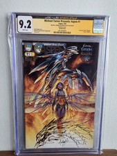 Michael Turner's  Aspen #1 PSA 9.2  signature  And original art Sketch picture