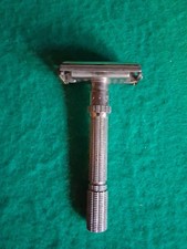 Vintage H4 (1962) Gillette TTO Tech Slim Double Edge Adjustable Razor picture