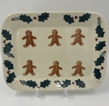Vintage Hartstone Pottery Gingerbread Men Platter picture