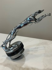 Vintage Original Lincoln Ford Greyhound  Ornament Mascot Radiator Cap 1931-1934 picture