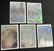 1990 Marvel Universe Series 1 🔥 Complete Hologram Set MH1-MH5 / Clean Cards picture