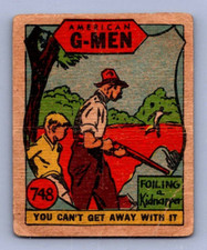 1936 American G-Men R13-2 #748 Foiling a Kidnapper You Can't Get Away With It picture
