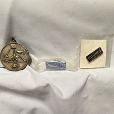 Vintage Aerospace Pin Medal Lot Hughes Douglas Aircraft McDonnell VIP 3 Pc picture