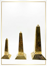 obelisk– Egyptian Handmade – copper – Handmade –copper obelisk– Collectible  picture