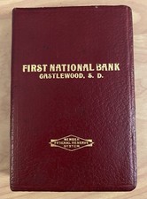 Vintage Bankers Utilities Co Book Bank First National Bank Castlewood SD No Key picture