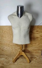 Vtg Cloth Male Mannequin Muscular Torso Clothes Display - Original Lazarus Store picture