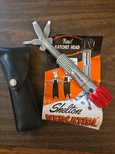 Vintage AAA Ratchet Versatool - Multi Head Ratcheting Screwdriver Case Ad USA picture