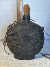 antique Mongolian flask or canteen dating from the 19th or early 20th century. picture
