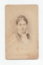 W. Shaw Warren Boston MA CDV Photo of Young Woman C. 1880s picture