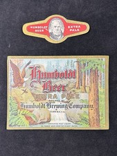 1910 Pre Prohibition Humboldt Brewing Co. Beer Labels Eureka, Cal Very Rare picture