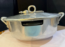 Vintage B.W. Buenilum Hammered Aluminum Casserole 12.5