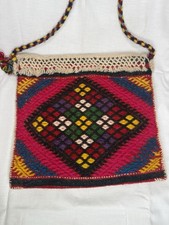 VTG Hand Woven Wool Dowery Marriage Bag picture