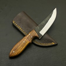 Superb looking Hand Forged Railroad Spike Carbon Fixed Blade Knife With Sheath picture
