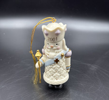 Annual Christmas 2001 Lenox Nutcracker King Ornament  24k Gold Accents picture