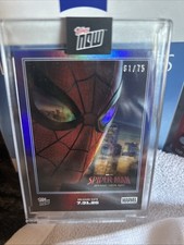 2026 TOPPS NOW SPIDER-MAN BRAND NEW DAY ENCASED FOIL SSP 61/75 POSTER RARE picture