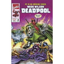 Wade Wilson Deadpool #2 Ian Churchill Doom Homage Variant Marvel Comics picture