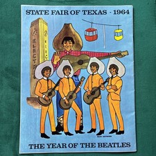 1964 Beatles State Fair of Texas Dallas Official Souvenir Program Big Tex Rare picture