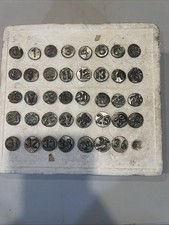 Railroad Date Nails Lot O-36 Plus An Extra #  29,34 Nail ￼ picture