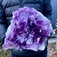 19.7LB    Amethyst Crystal Rough Stone Brazil picture